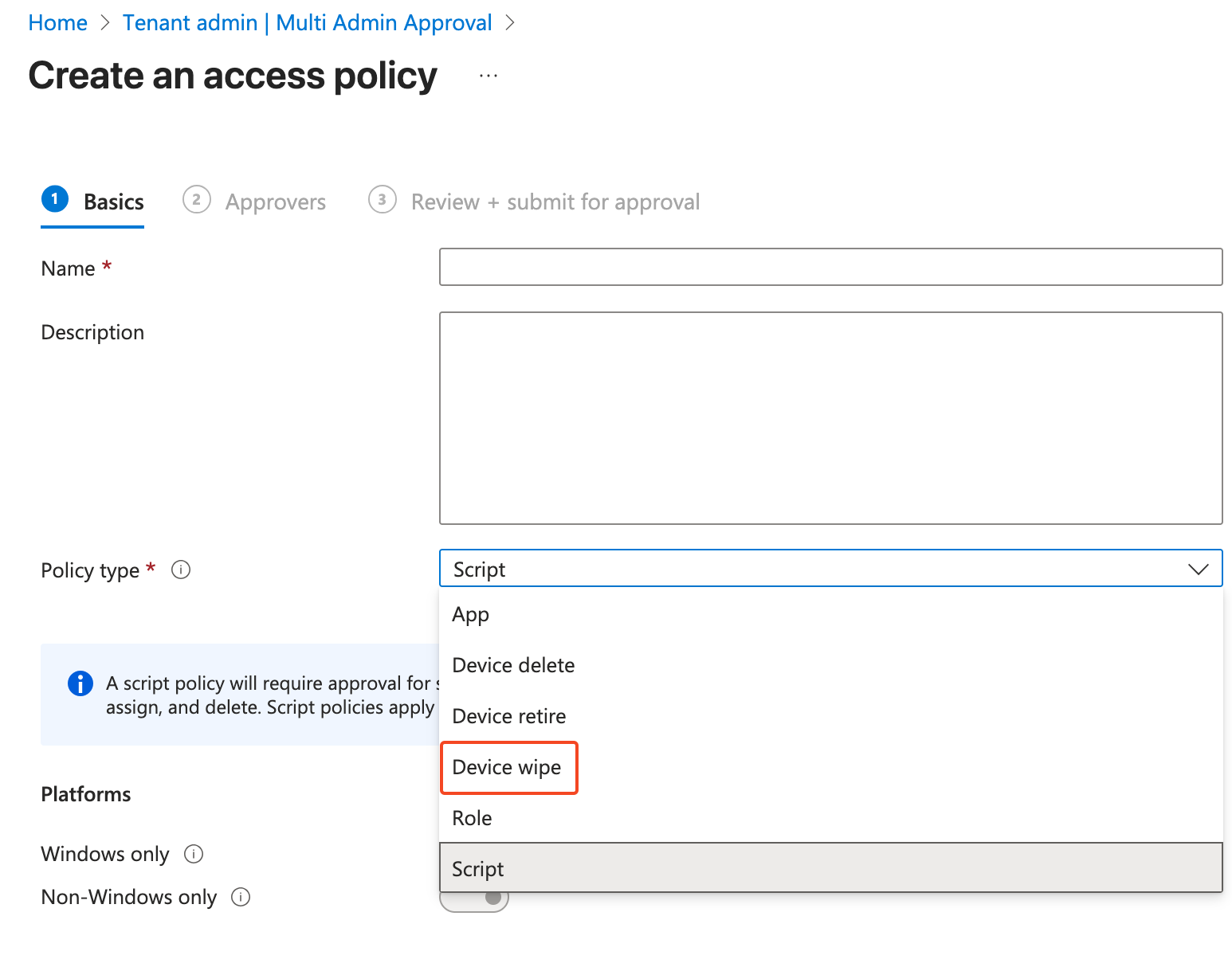 Access Policy