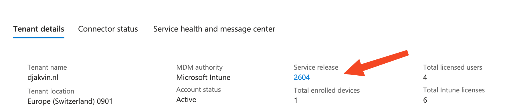 Service Release Info